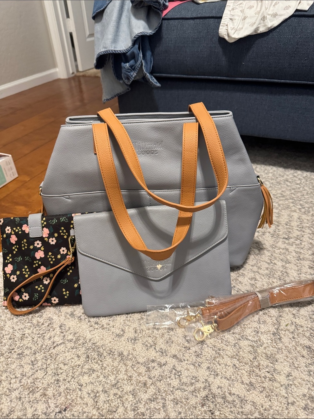 New Milkmaid Goods Olivia Diaper Bag - Women's Shoulder Bag